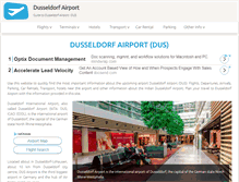 Tablet Screenshot of dusseldorf-airport.net